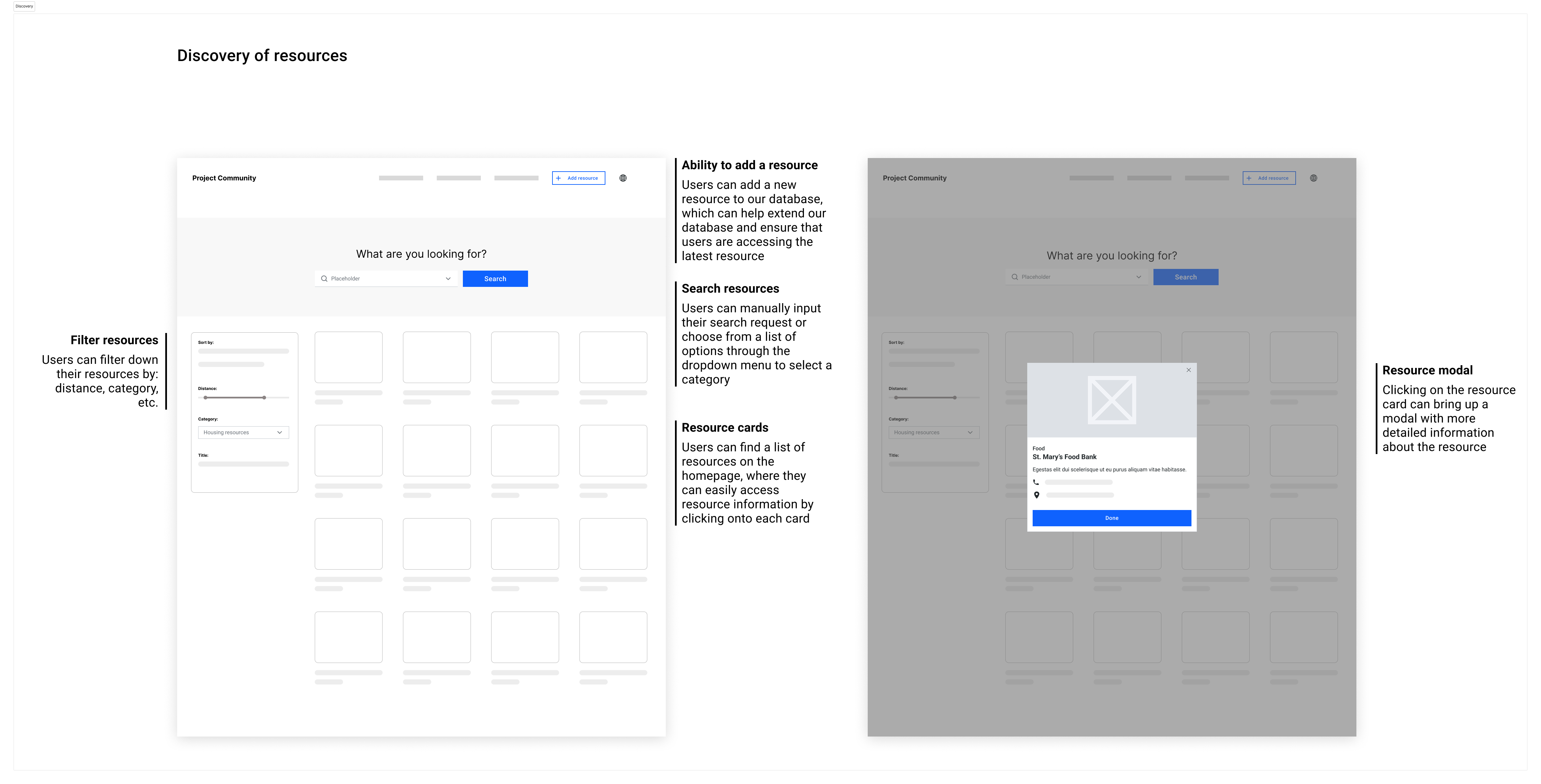 Home Page Initial Design